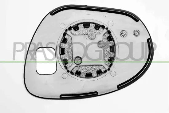Spiegelglas, Außenspiegel rechts PRASCO DS7007503P Bild Spiegelglas, Außenspiegel rechts PRASCO DS7007503P