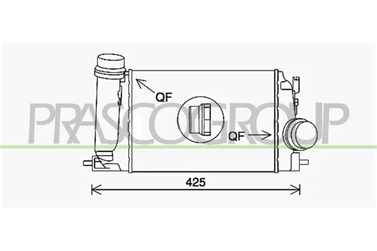 Ladeluftkühler PRASCO DS712N001 Bild Ladeluftkühler PRASCO DS712N001