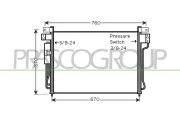 Kondensator, Klimaanlage PRASCO DS814C002