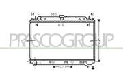 Kühler, Motorkühlung PRASCO DS814R001