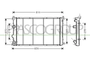 Kühler, Motorkühlung PRASCO DS960R003