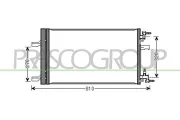 Kondensator, Klimaanlage PRASCO DW040C001