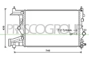 Kühler, Motorkühlung PRASCO DW040R002