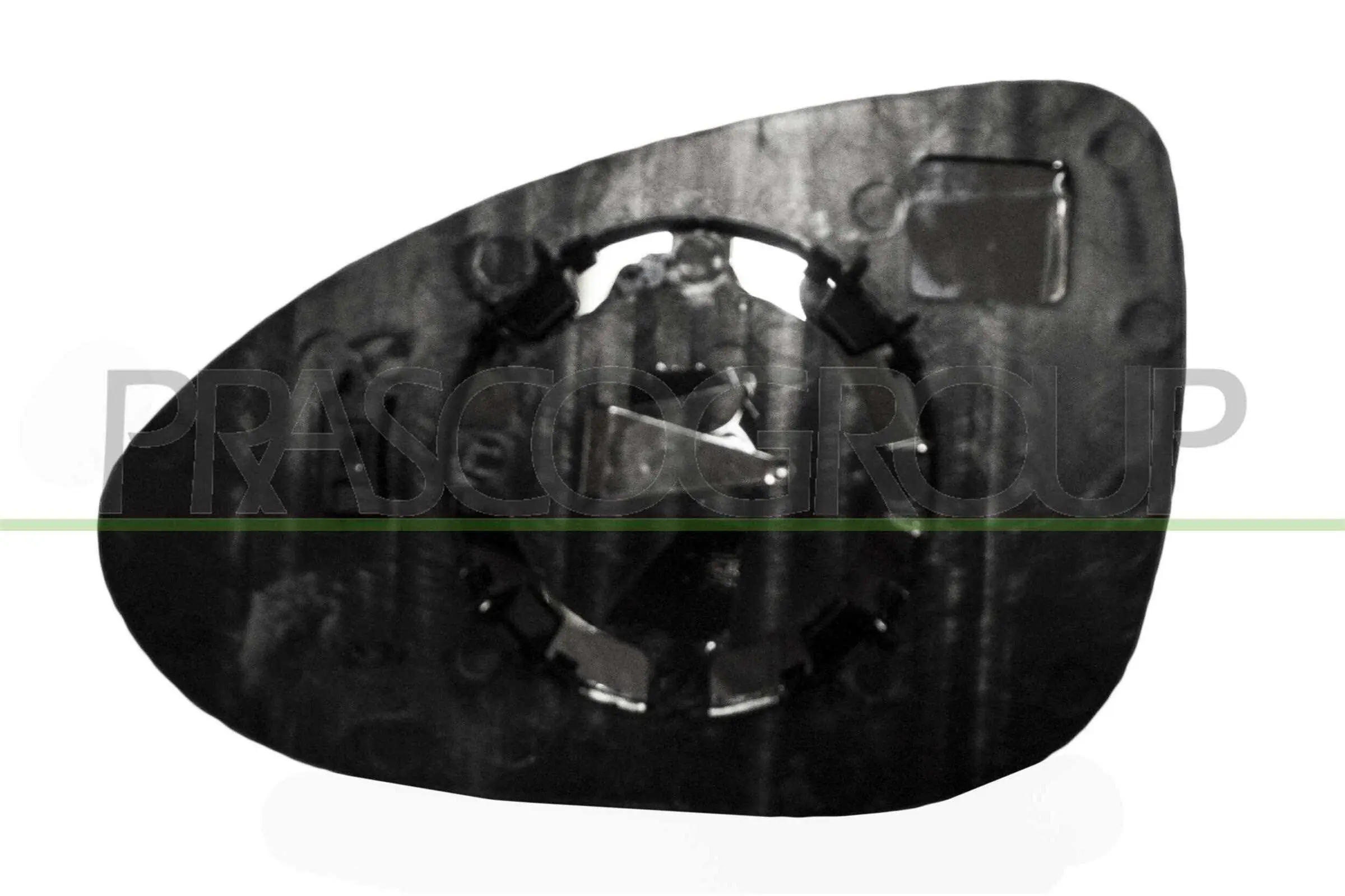 Spiegelglas, Außenspiegel rechts PRASCO DW3287503