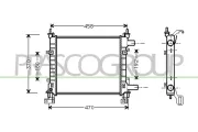 Kühler, Motorkühlung PRASCO FD006R002