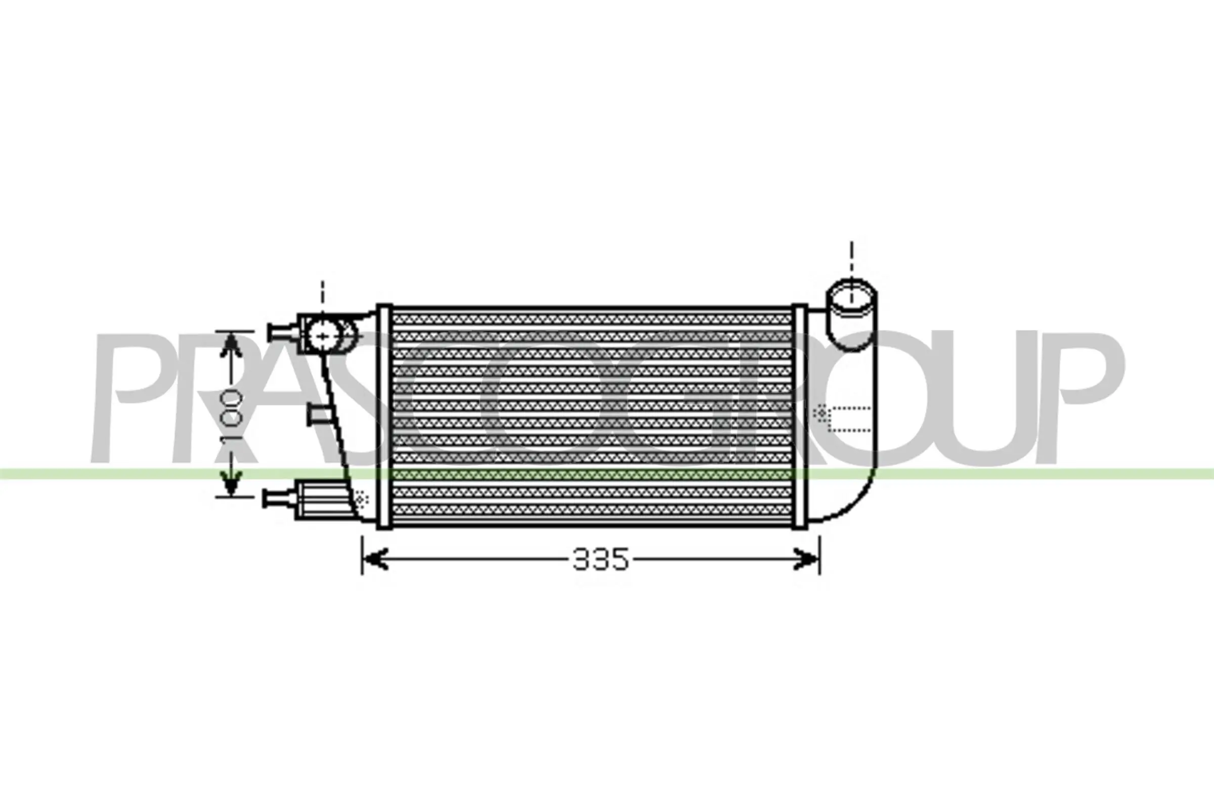 Ladeluftkühler PRASCO FD008N001