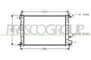 Kühler, Motorkühlung PRASCO FD050R010