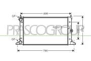 Kühler, Motorkühlung PRASCO FD078R003