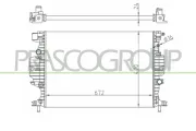 Kühler, Motorkühlung PRASCO FD082R002