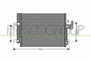 Kondensator, Klimaanlage PRASCO FD110C002