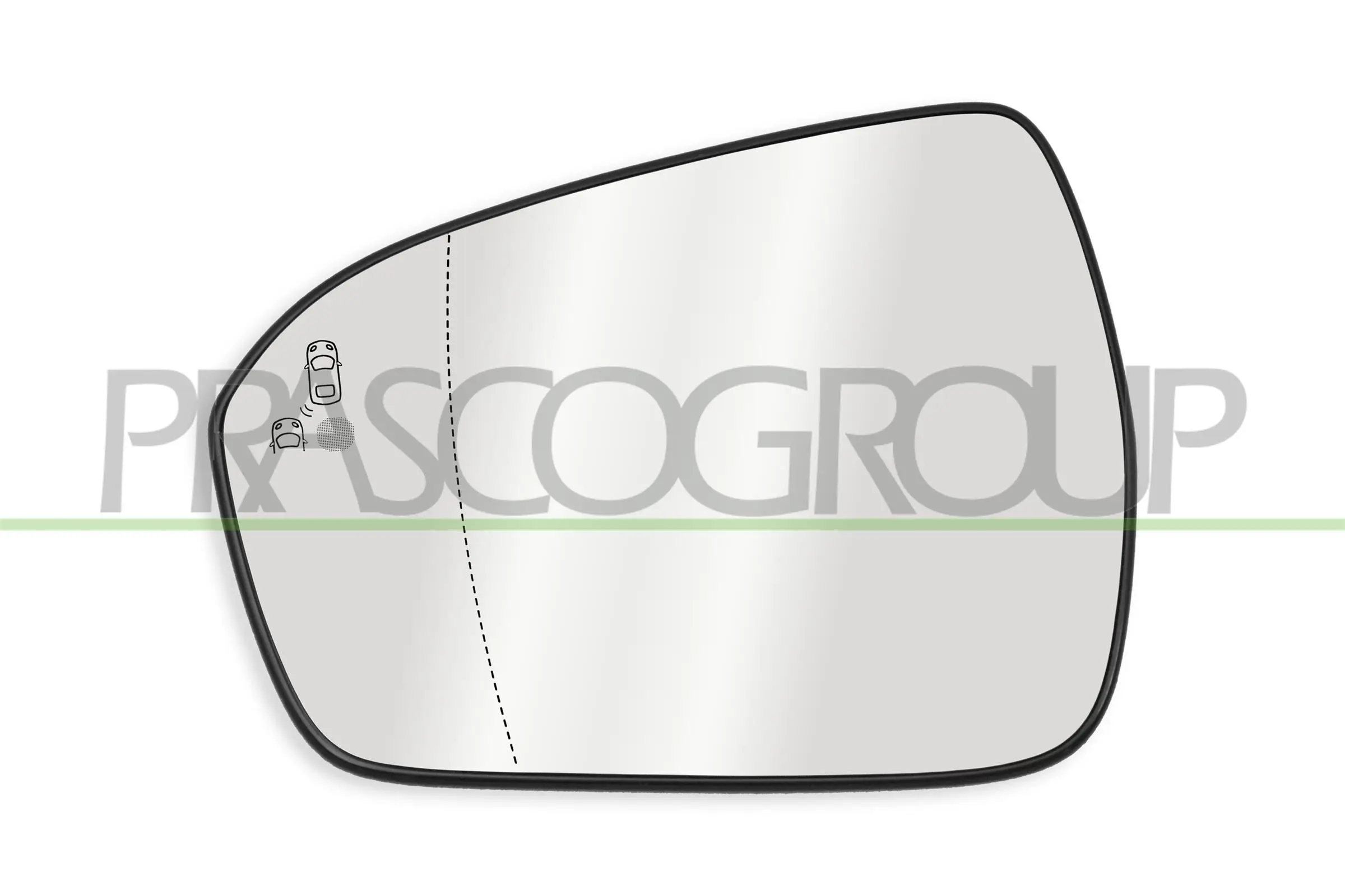 Spiegelglas, Außenspiegel links PRASCO FD1147515