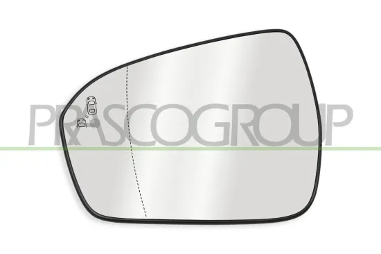 Spiegelglas, Außenspiegel links PRASCO FD1147515 Bild Spiegelglas, Außenspiegel links PRASCO FD1147515