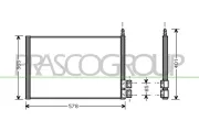 Kondensator, Klimaanlage PRASCO FD340C001