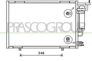 Kondensator, Klimaanlage PRASCO FD346C001