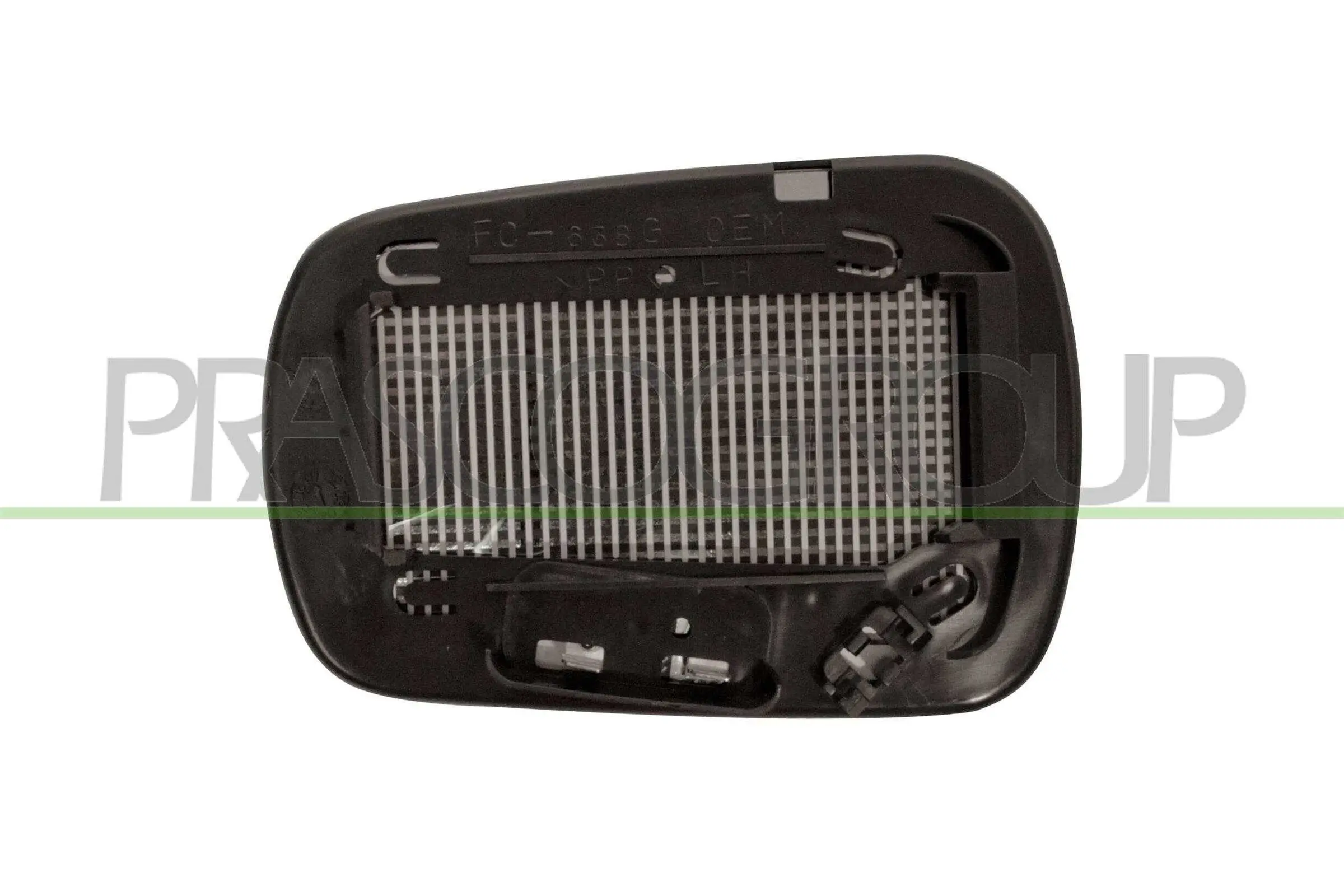 Spiegelglas, Außenspiegel links PRASCO FD3507515