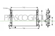 Kühler, Motorkühlung PRASCO FD424R005