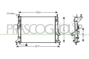 Kühler, Motorkühlung PRASCO FD424R006