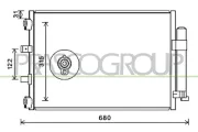 Kondensator, Klimaanlage PRASCO FD428C002