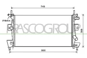Kühler, Motorkühlung PRASCO FD428R002