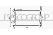 Kühler, Motorkühlung PRASCO FD428R003