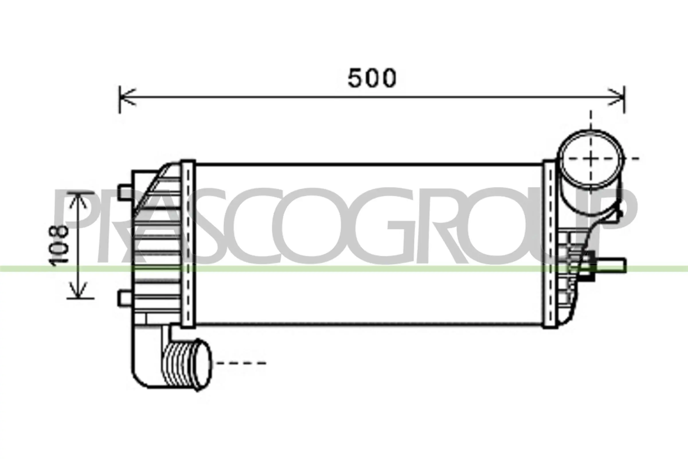 Ladeluftkühler PRASCO FD719N004