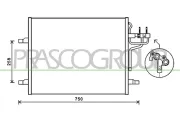 Kondensator, Klimaanlage PRASCO FD802C001