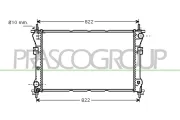 Kühler, Motorkühlung PRASCO FD910R001