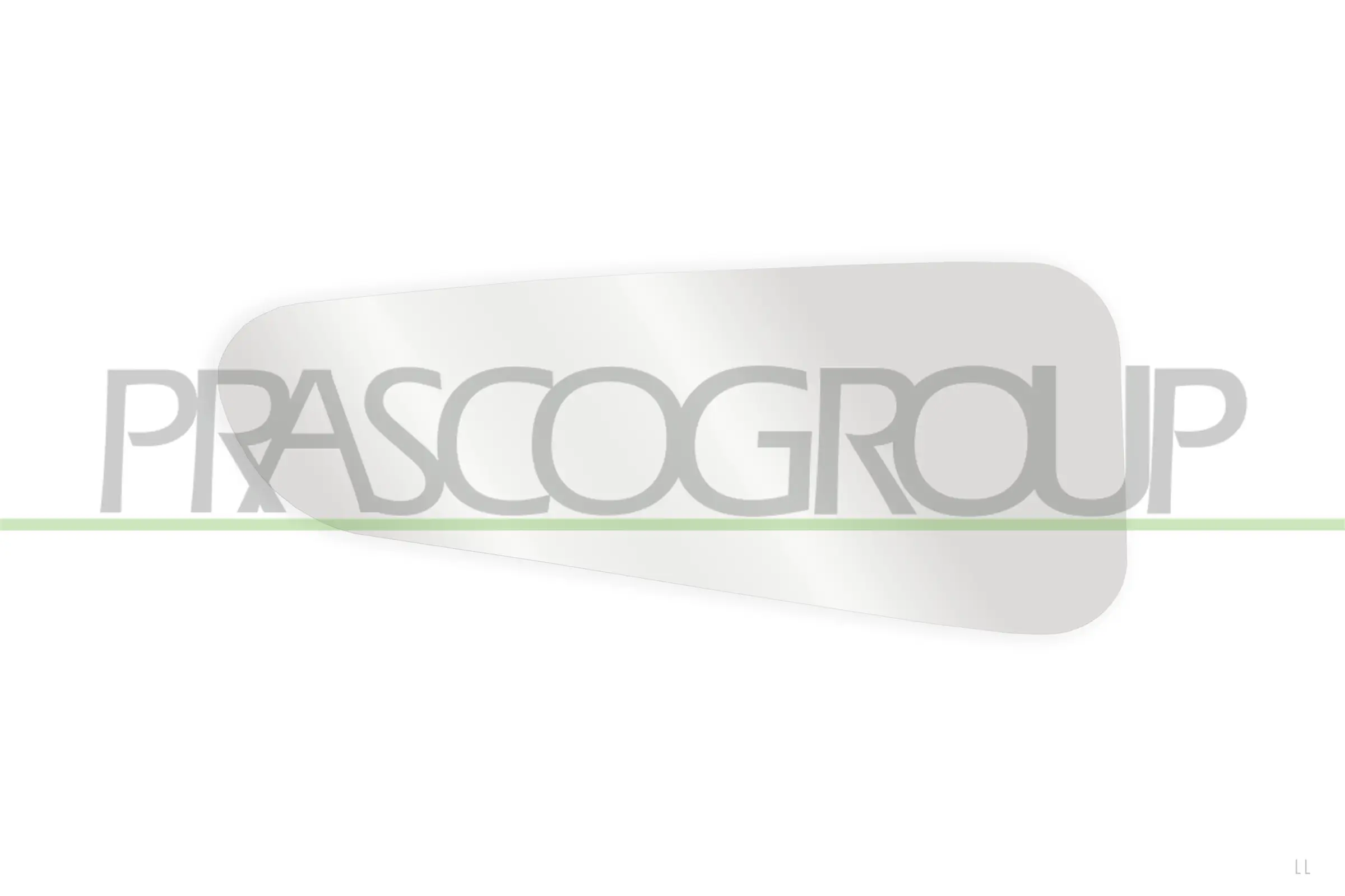 Spiegelglas, Außenspiegel links PRASCO FD9147516