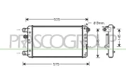 Kühler, Motorkühlung PRASCO FT020R002