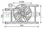 Lüfter, Motorkühlung 12 V PRASCO FT030F004