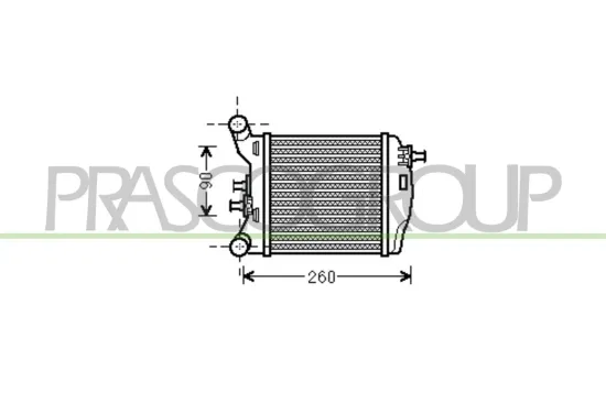 Ladeluftkühler PRASCO FT030N002 Bild Ladeluftkühler PRASCO FT030N002