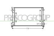 Kühler, Motorkühlung PRASCO FT030R004