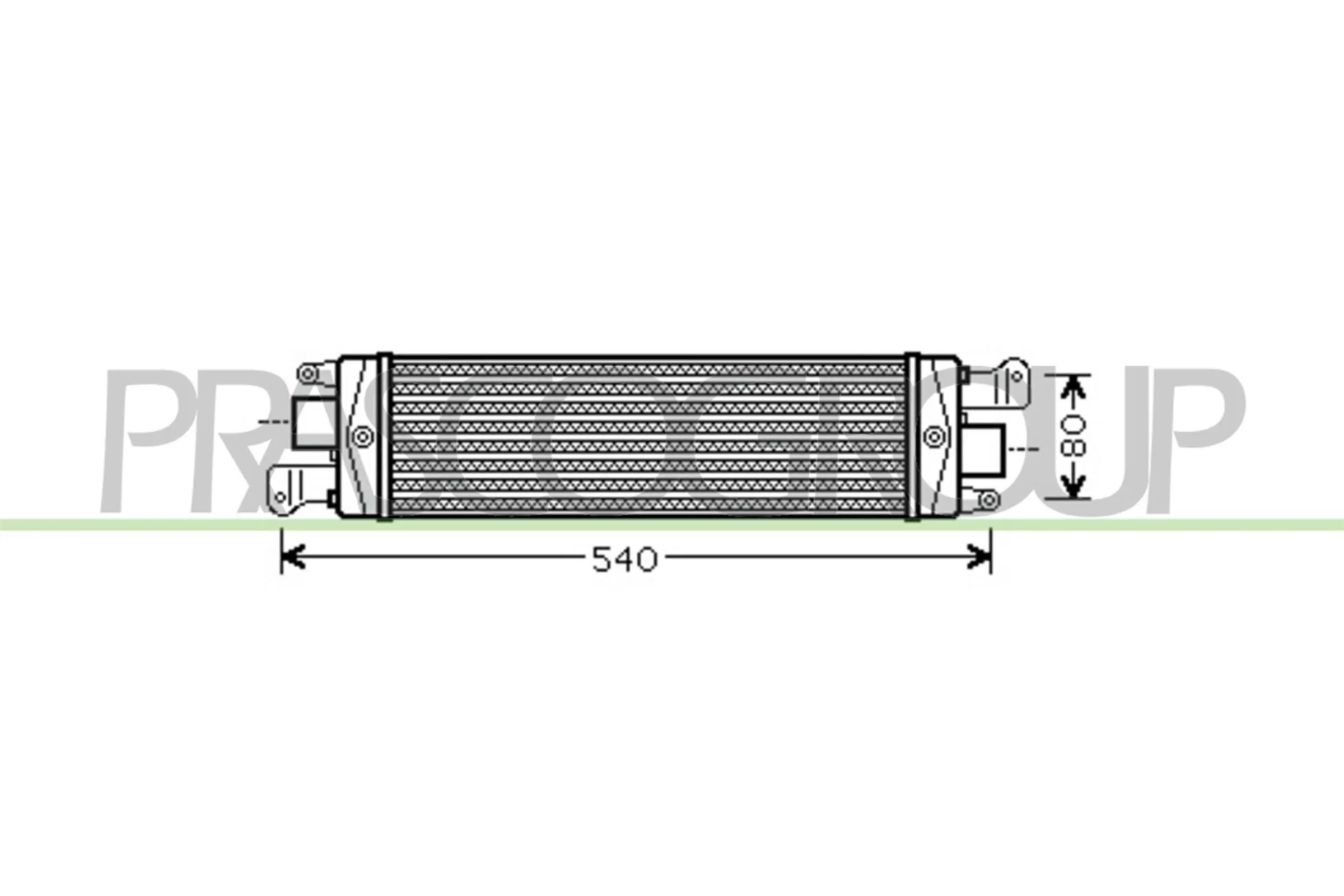 Ladeluftkühler PRASCO FT113N001