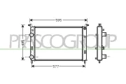 Kühler, Motorkühlung PRASCO FT113R010