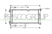 Kühler, Motorkühlung PRASCO FT121R005