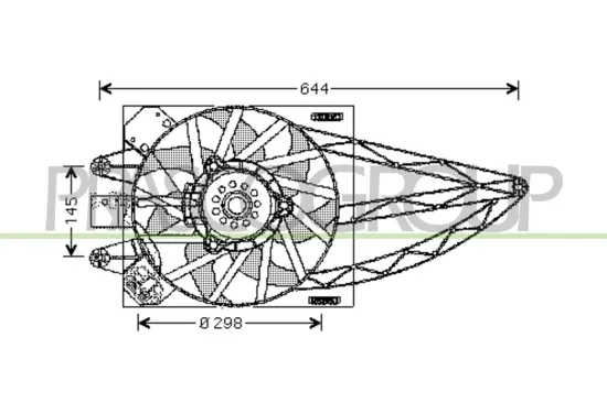 Lüfter, Motorkühlung 12 V PRASCO FT122F003 Bild Lüfter, Motorkühlung 12 V PRASCO FT122F003