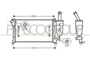 Kühler, Motorkühlung PRASCO FT122R006