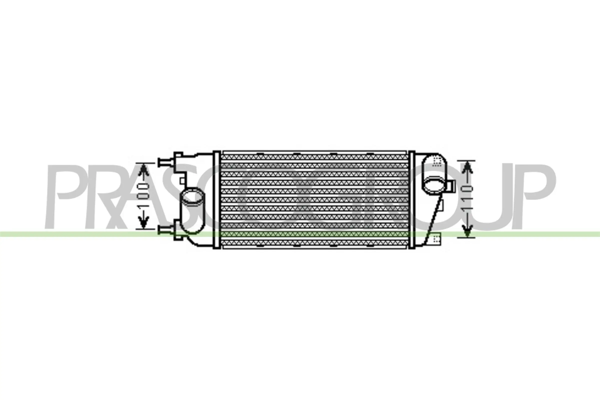 Ladeluftkühler PRASCO FT124N002