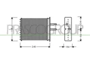 Wärmetauscher, Innenraumheizung PRASCO FT132H002