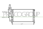 Kühler, Motorkühlung PRASCO FT132R003