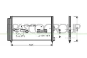 Kondensator, Klimaanlage PRASCO FT133C006