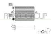 Wärmetauscher, Innenraumheizung PRASCO FT133H002