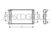 Kühler, Motorkühlung PRASCO FT133R005