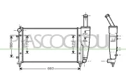 Kühler, Motorkühlung PRASCO FT340R004
