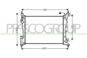 Kühler, Motorkühlung PRASCO FT342R003