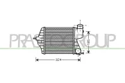 Ladeluftkühler PRASCO FT350N002