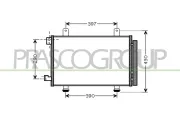 Kondensator, Klimaanlage PRASCO FT360C001