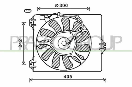 Lüfter, Motorkühlung PRASCO FT360F002 Bild Lüfter, Motorkühlung PRASCO FT360F002