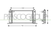 Kühler, Motorkühlung PRASCO FT420R001