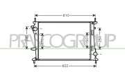 Kühler, Motorkühlung PRASCO FT717R002